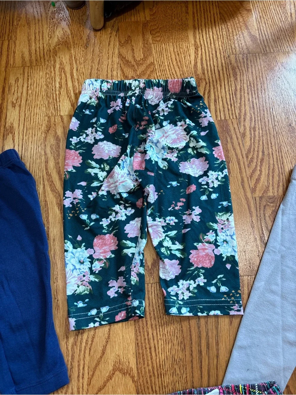 6 month baby girl pants bundle set of five floral pink navy grey